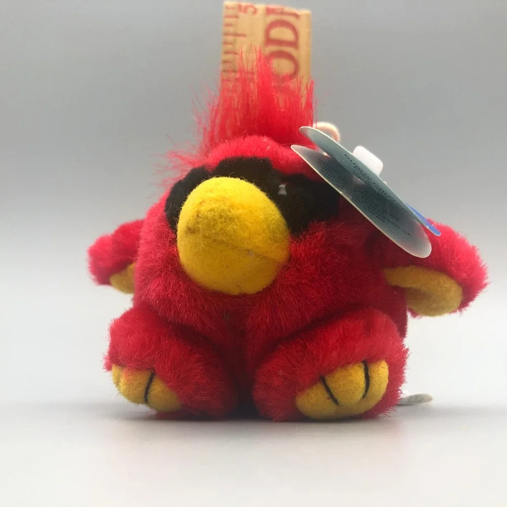 Vintage Purr-Fection MJC Red Cardinal Plush Baby Bandit Cushy Critter 1999 2849M